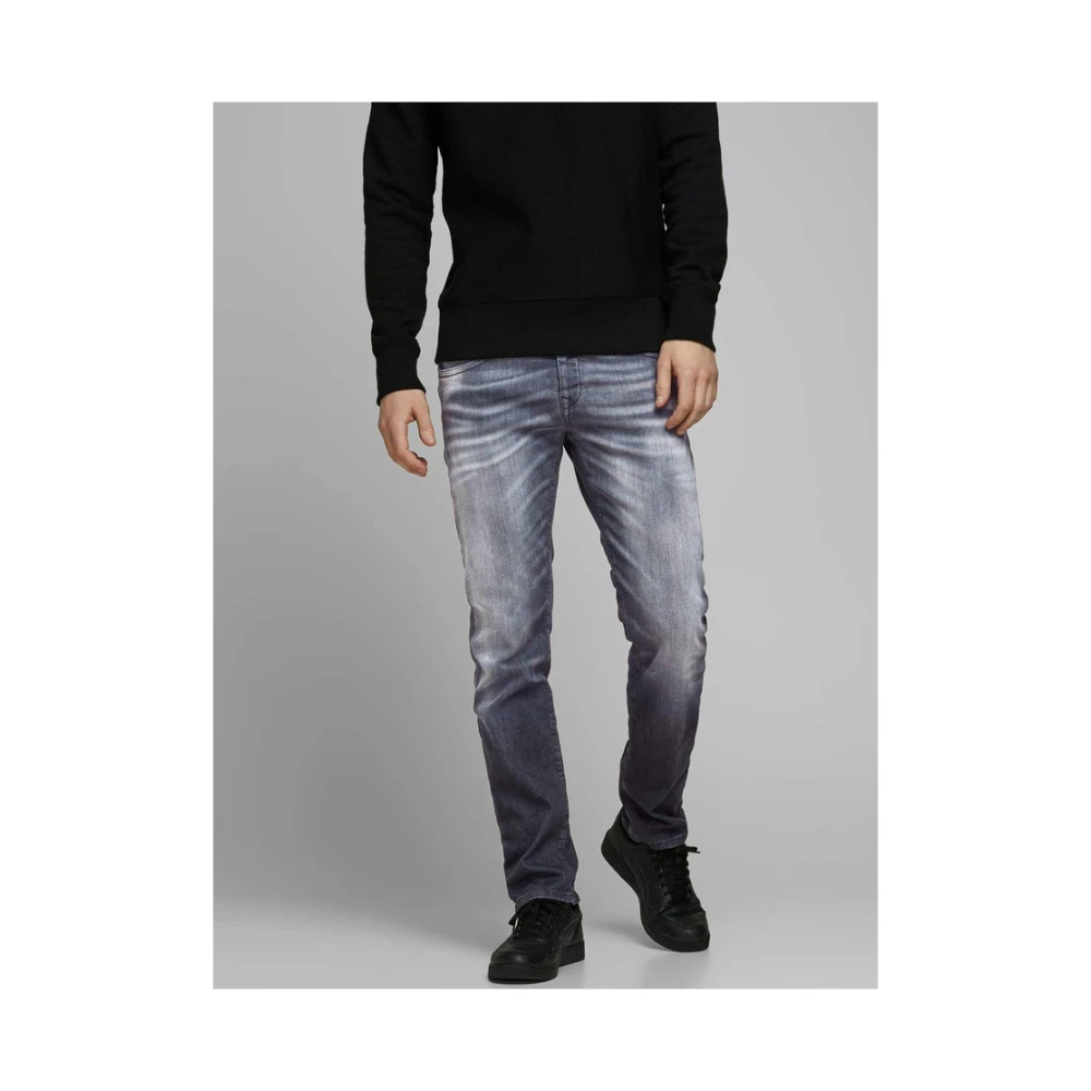 jack & jones Klassieke Grijze Jeans voor elke gelegenheid Gray Heren