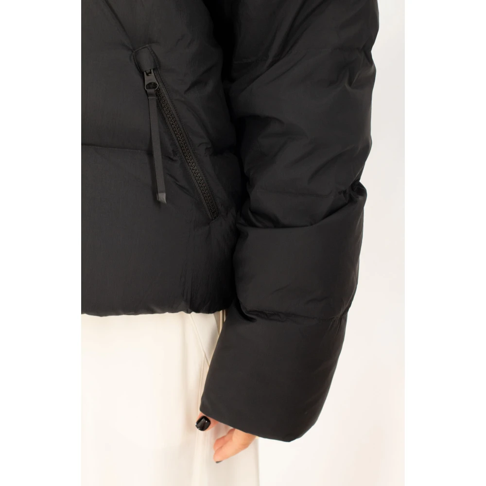 Lacoste Warme Hooded Donsjas in Zwart Black Dames