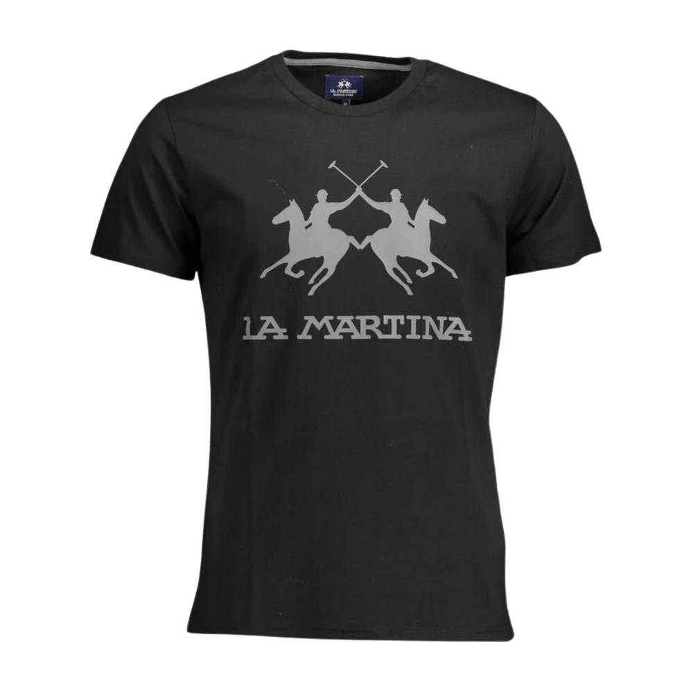 LA MARTINA T-Shirts Black Heren