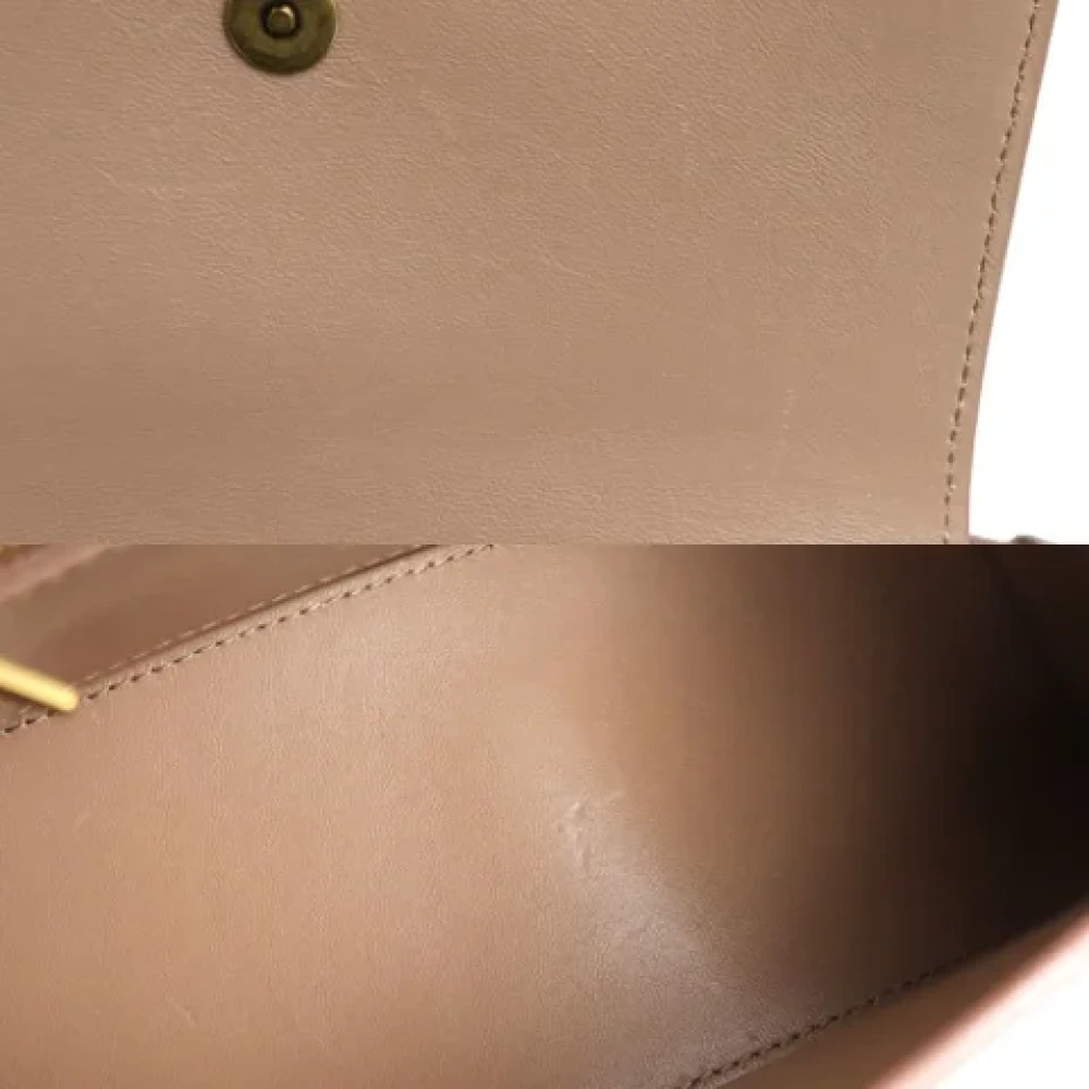 Balenciaga Vintage Pre-owned Leather shoulder-bags Beige Dames