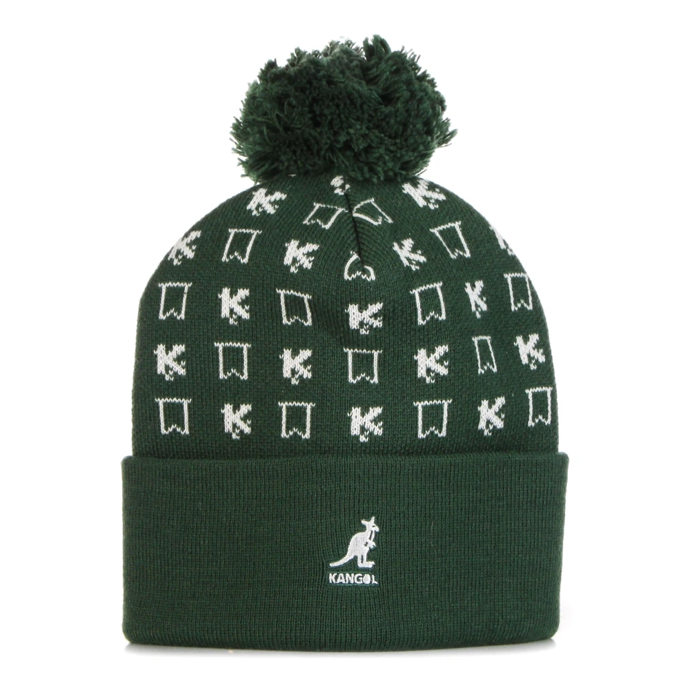 Kangol Middeleeuwse Nostalgie Pom Beanie Groen Green Unisex