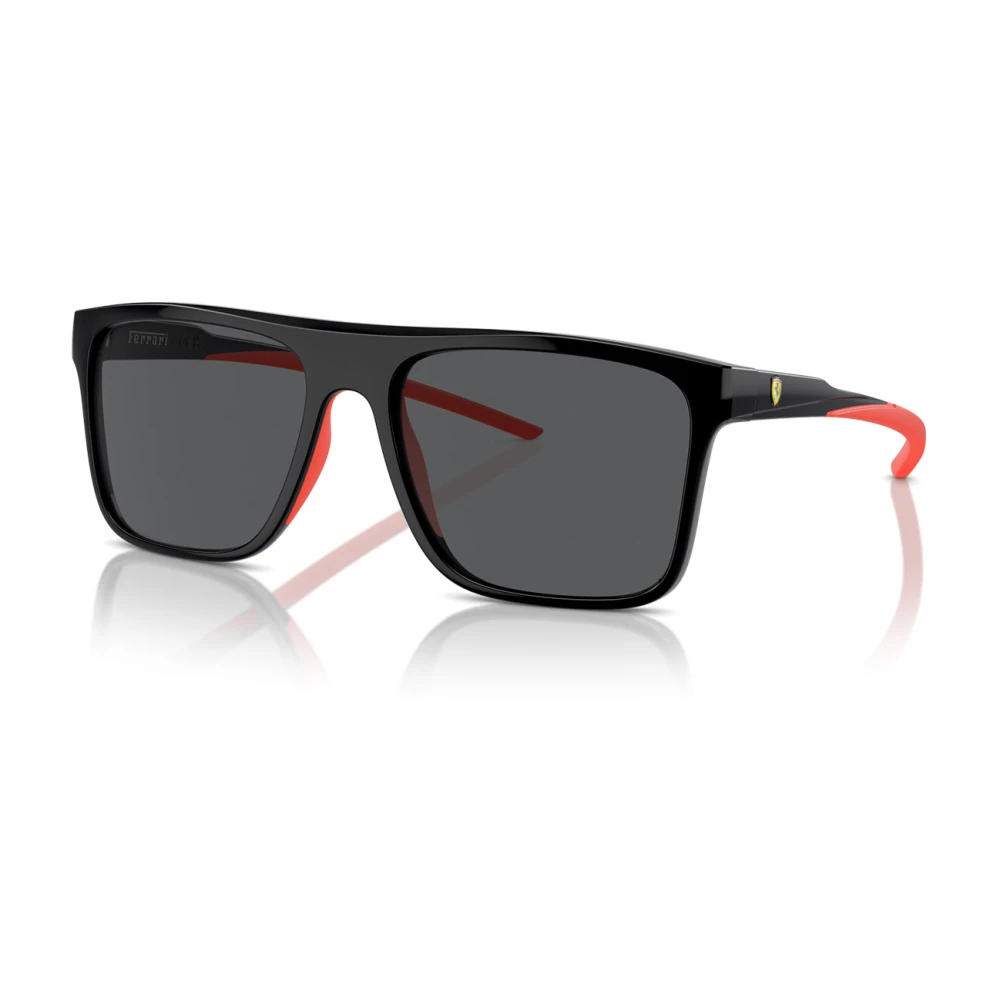 Ferrari Men's Grey Square Sunglasses With Lenses