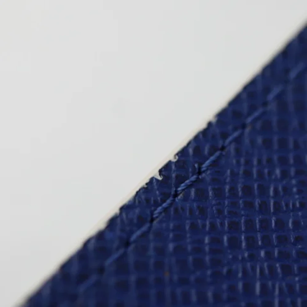 Louis Vuitton Vintage Pre-owned Leather clutches Blue Dames