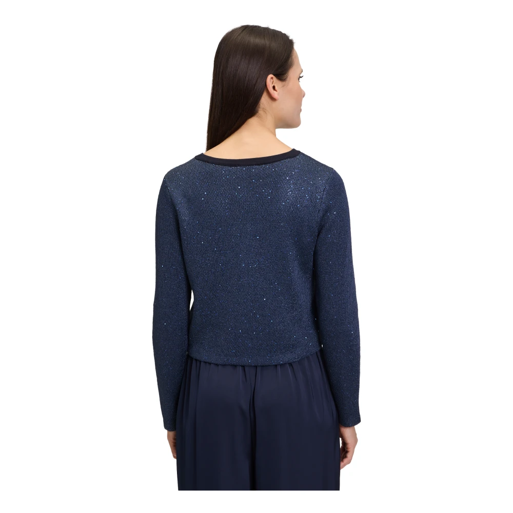 Vera Mont Cardigan met sierstenen Blue Dames