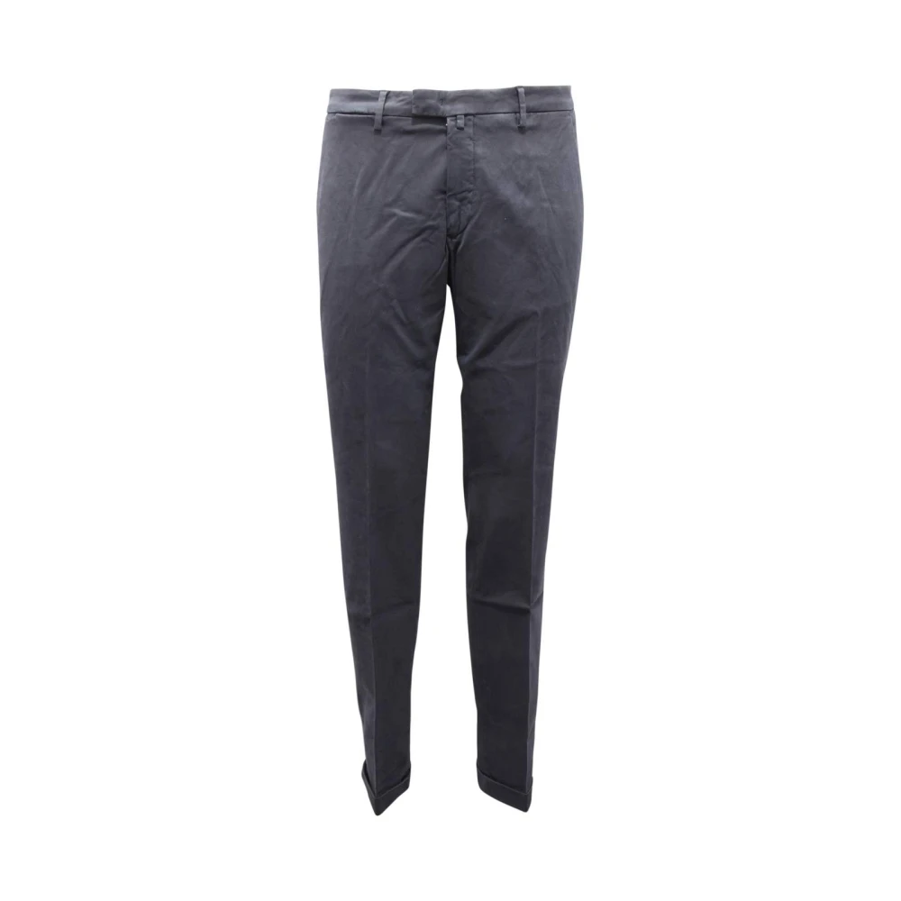Briglia Blue Slim-Fit Trousers, Male, 2XL, Slim Trousers Made In Italy