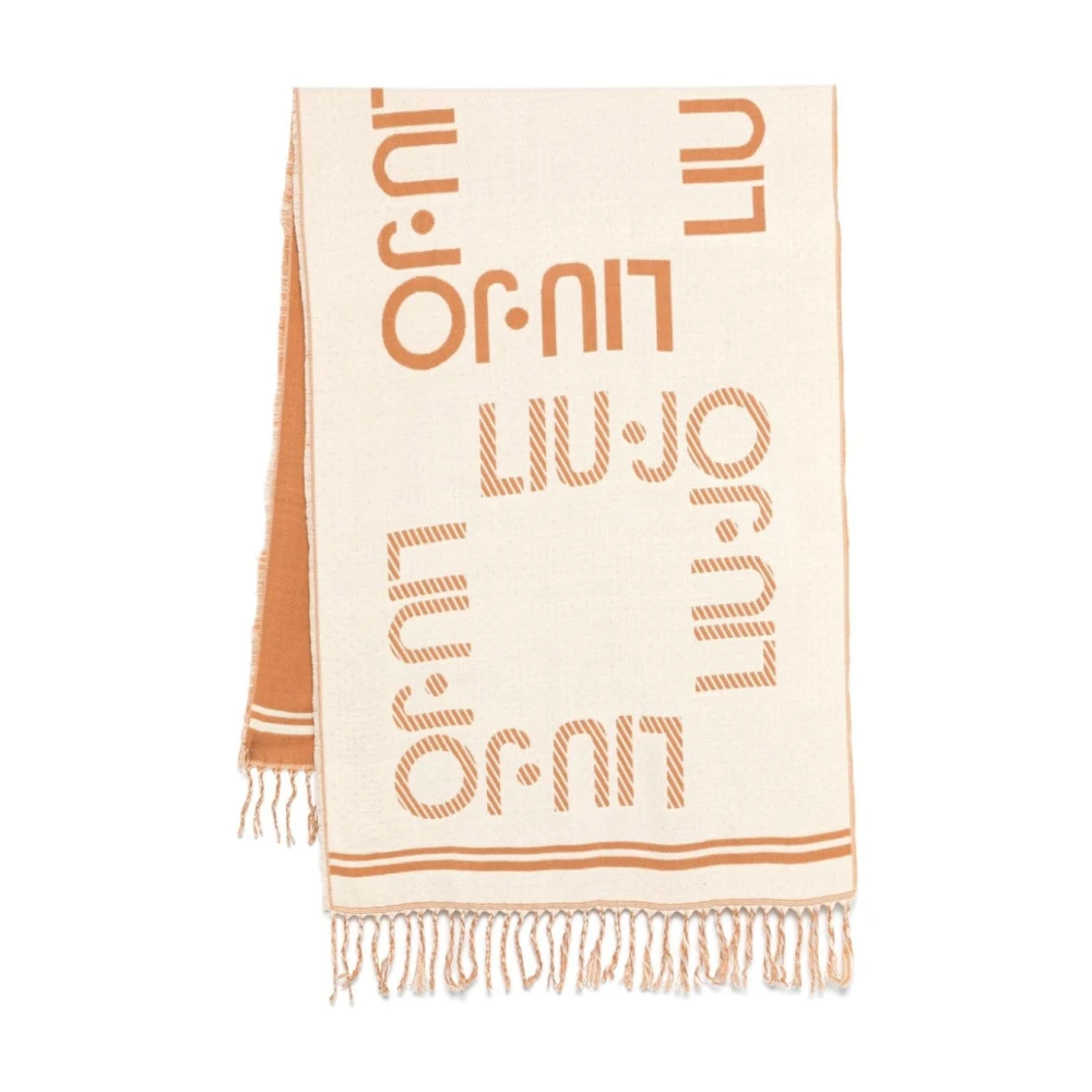 Liu Jo Witte Sjaal Collectie Multicolor Dames
