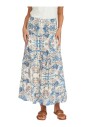 jupe-bleue-antique-avec-taille-elastique