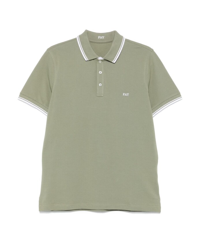 polo-vert-manches-courtes