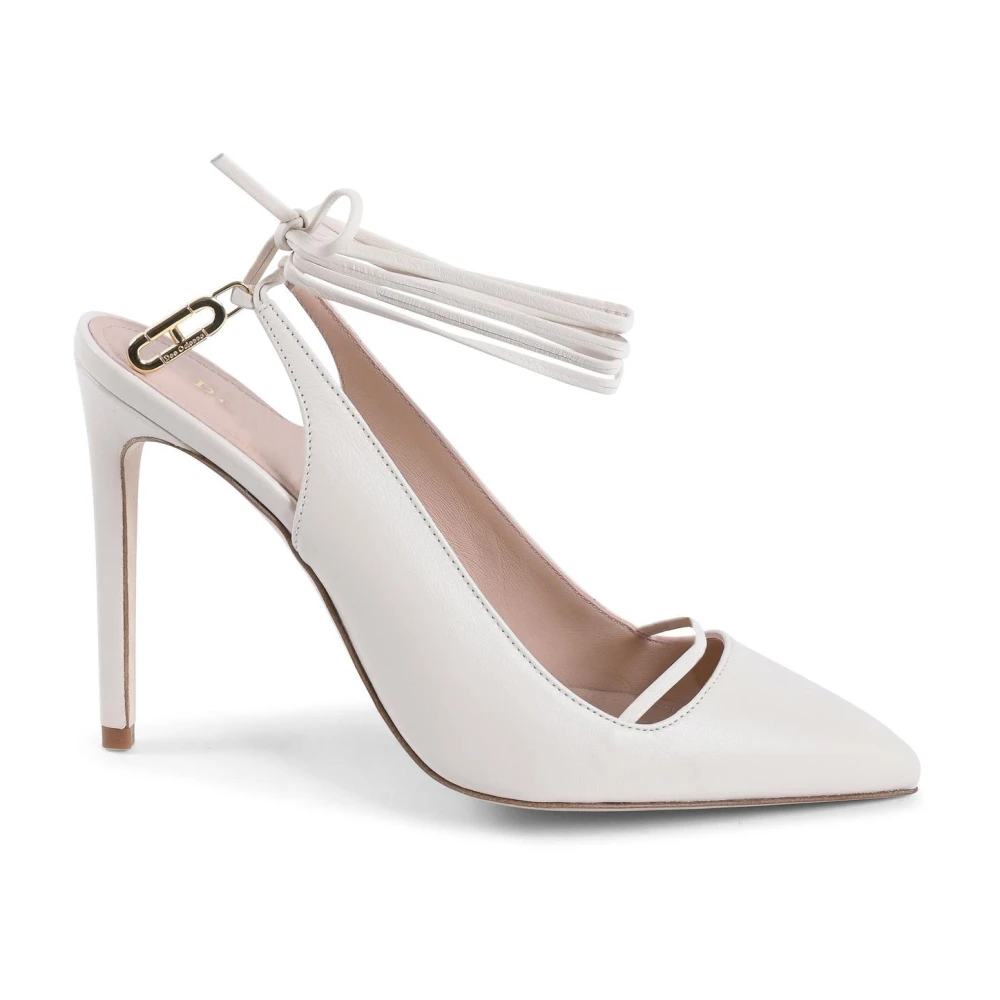 Dee Ocleppo Italienskt Hantverk Stiletto Klackar White, Dam