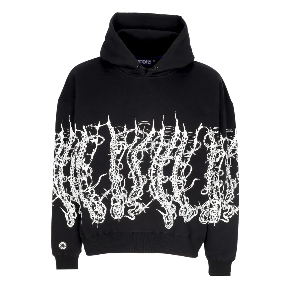 Octopus Men's Black Wire Hoodie Sweatshirt - Hoodies - M - Sweatshirts & Hoodies
