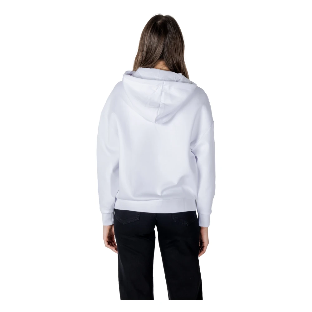 Armani Exchange Casual Capsulate Sweatshirt voor vrouwen White Dames