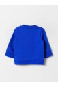 pull-col-rond-bleu-avec-logo