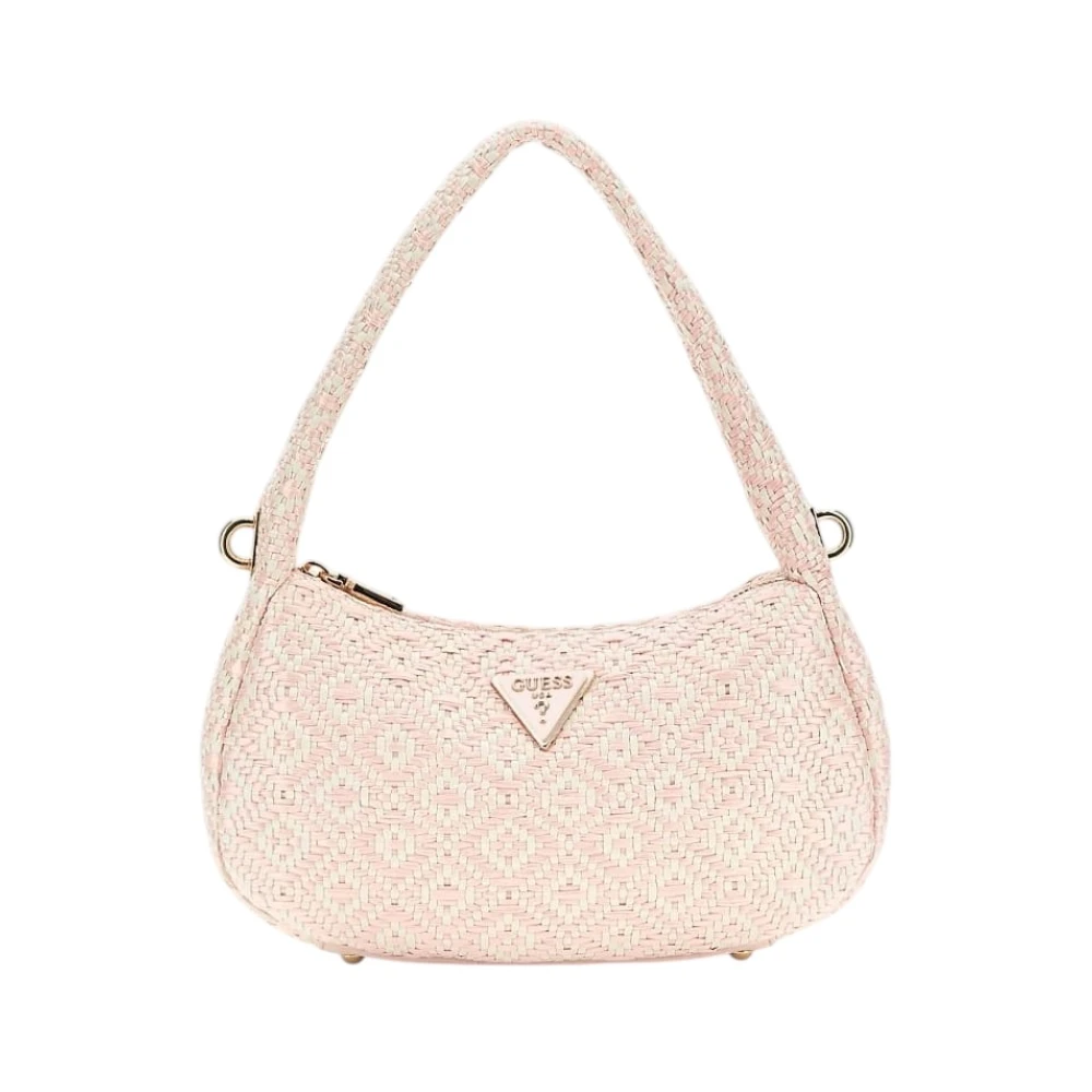 Guess Women's Pink Rianee Hobo Bag - Shoulder Bags - One Size - Bags
