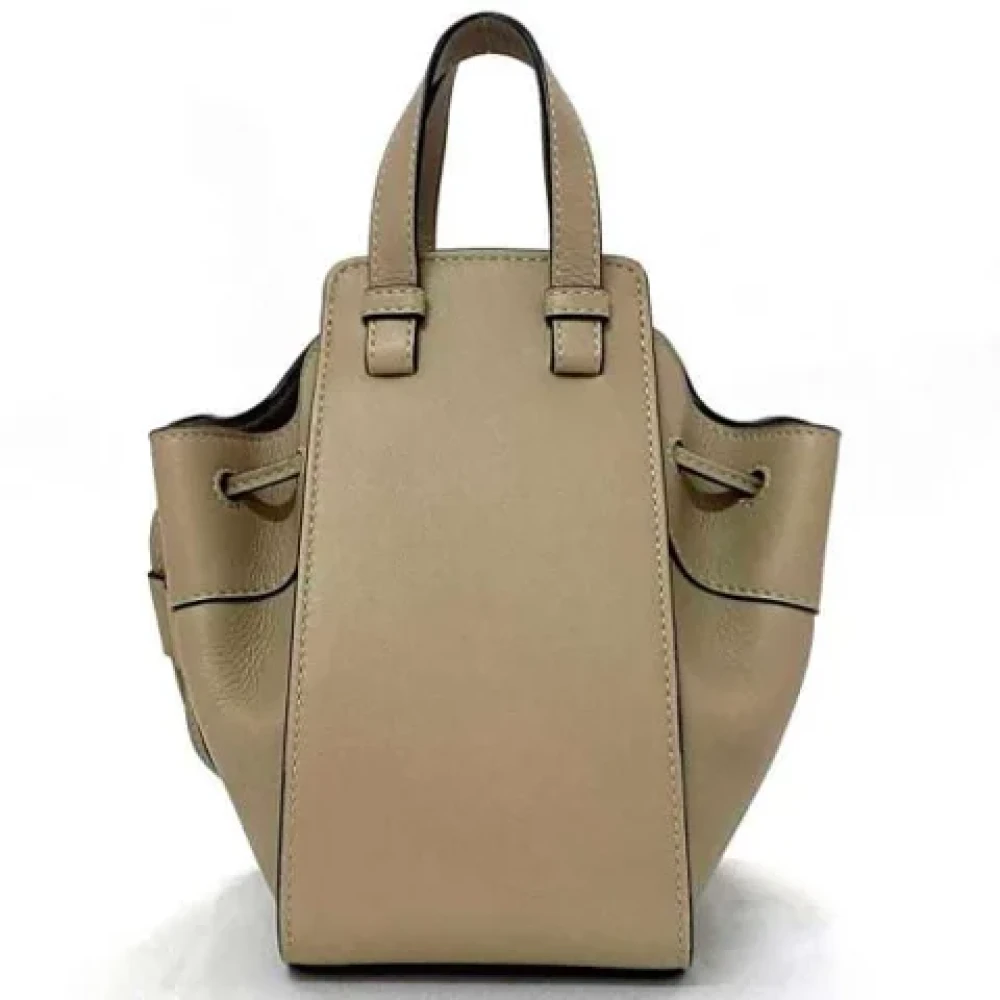 Loewe Pre-owned Fabric handbags Beige Dames
