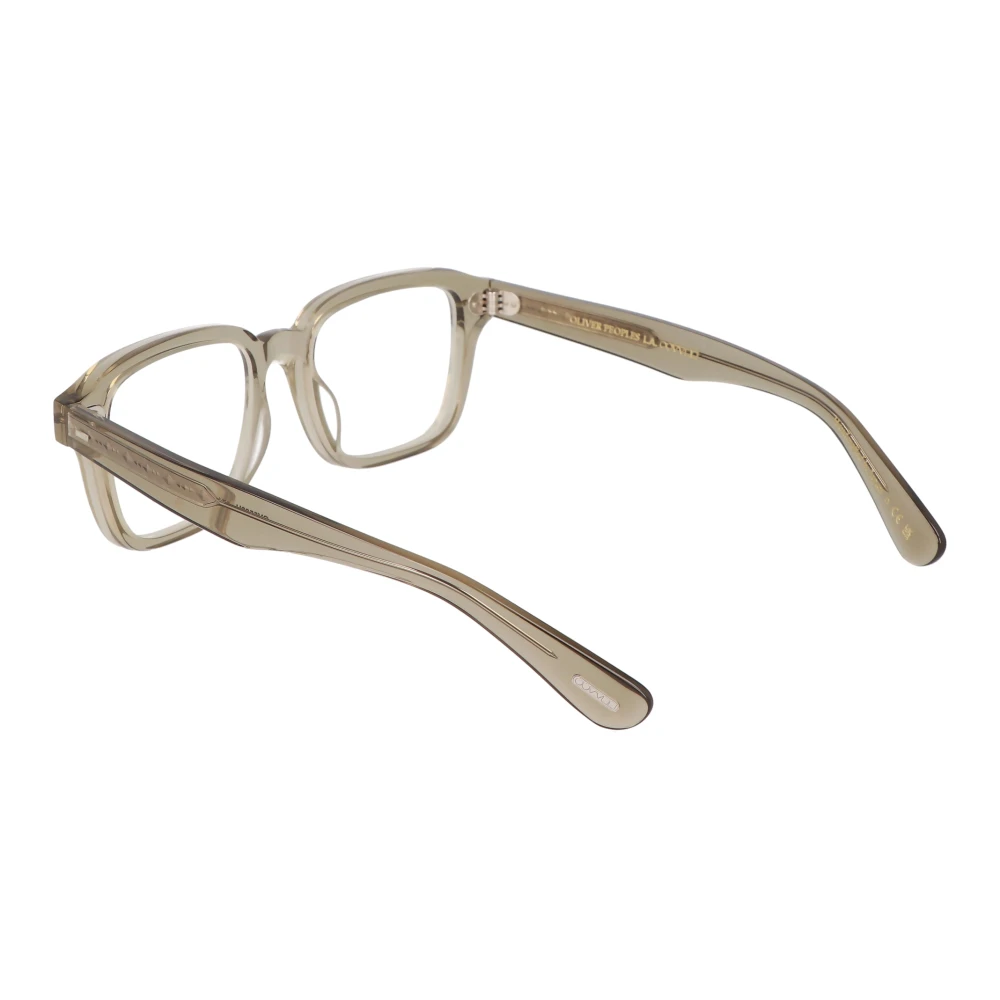 Oliver Peoples Klassieke vierkante montuur bril Beige Unisex