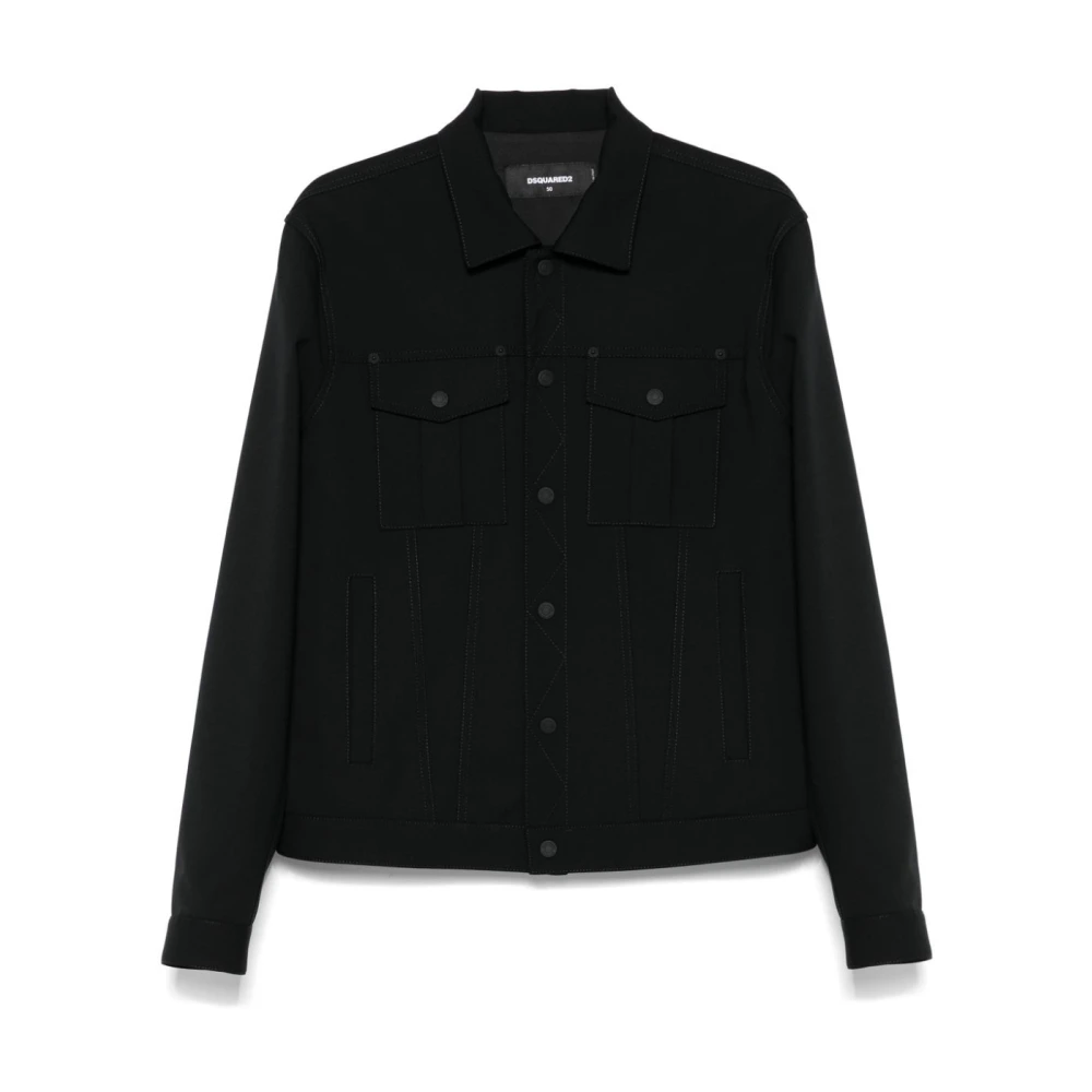 Dsquared2 Zwarte Kaban stijlvolle rugzak Black Heren