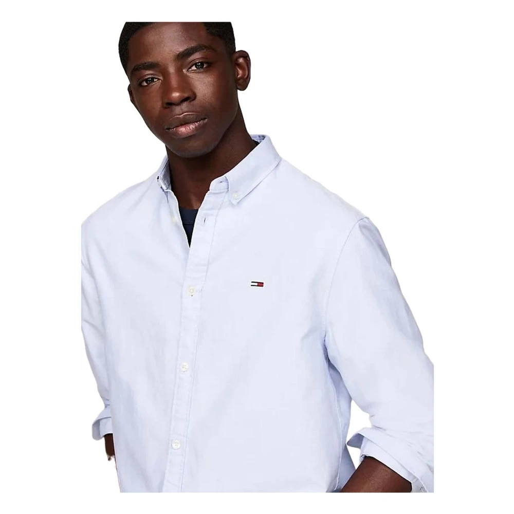 Tommy Hilfiger Entry Reg Oxford Shirt White Heren