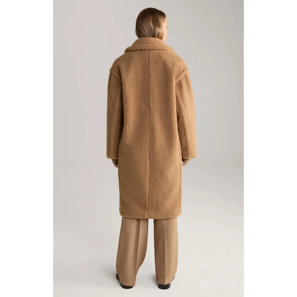 Joop! Zandbruine Teddy Bontjas Beige Dames