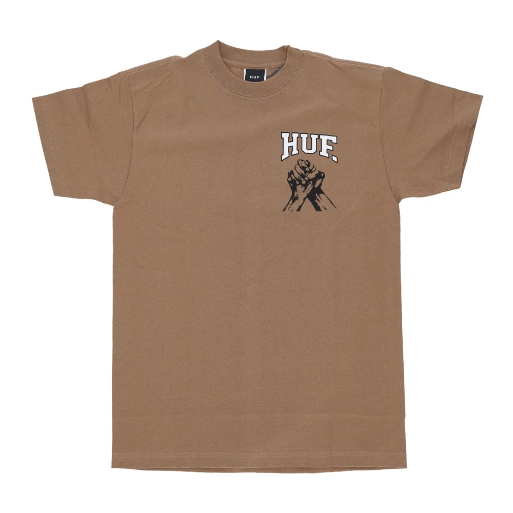 HUF Unity Song Tee Heren T-shirt Brown Heren