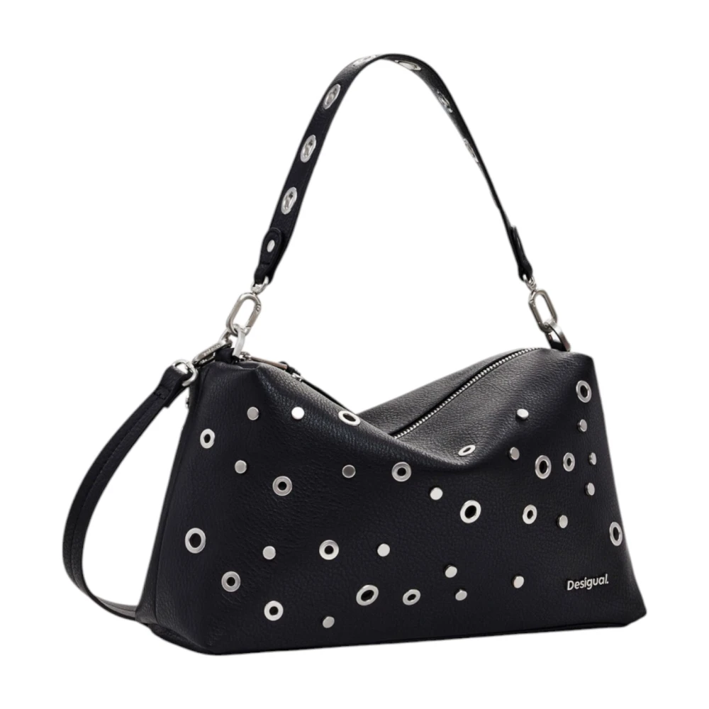 Desigual Lente Zomer Dames Grote Tassen Collectie Black Dames