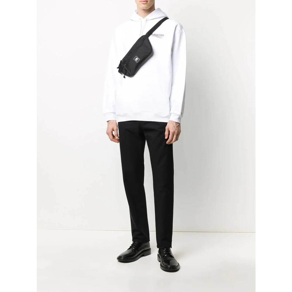 Balenciaga Political Campaign Logo Hoodie White Heren