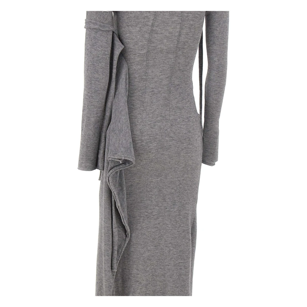 Ottolinger Vernietigde Grijze Jurk met Gedestructureerd Ontwerp Gray Dames
