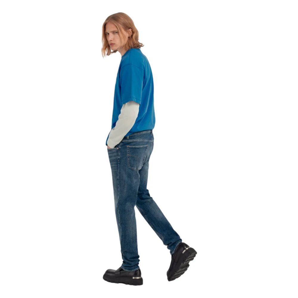 GAS Slim-fit Denim Broek Blue Heren