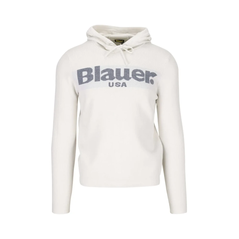 Blauer Mannelijk Beige Hoodies & Sweatvesten Heren, L, Hoodies