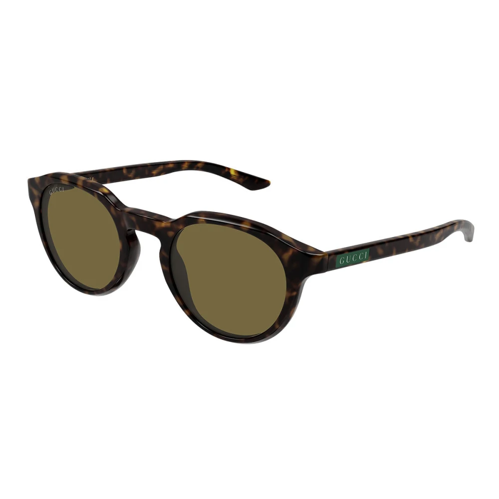 Gucci Unisex Brown Round Frame Sunglasses - Sunglasses - 48 Mm - Accessories