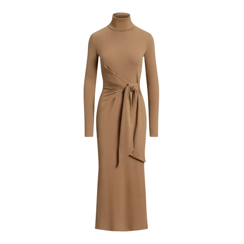 Ralph Lauren Women's Beige Midi Dress Small