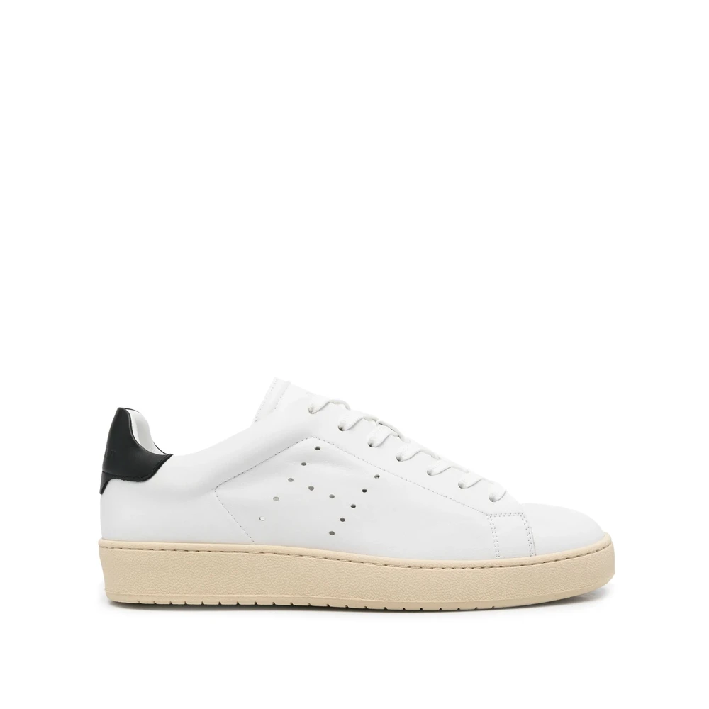 Hogan Witte Veterschoenen met Merkhiel Heren Schoenen