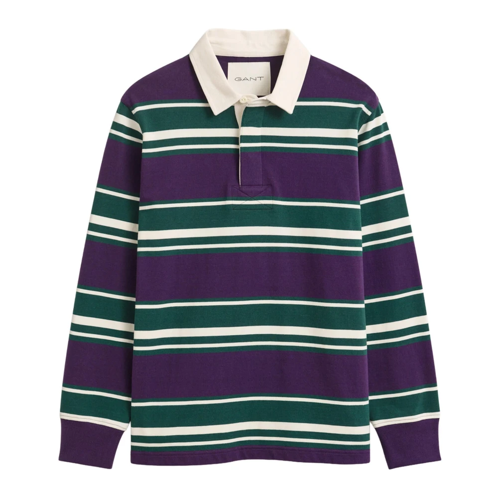 Gant Herren Muscadine Grape Gestreifter Heavy Rugger (M) - Bild 4