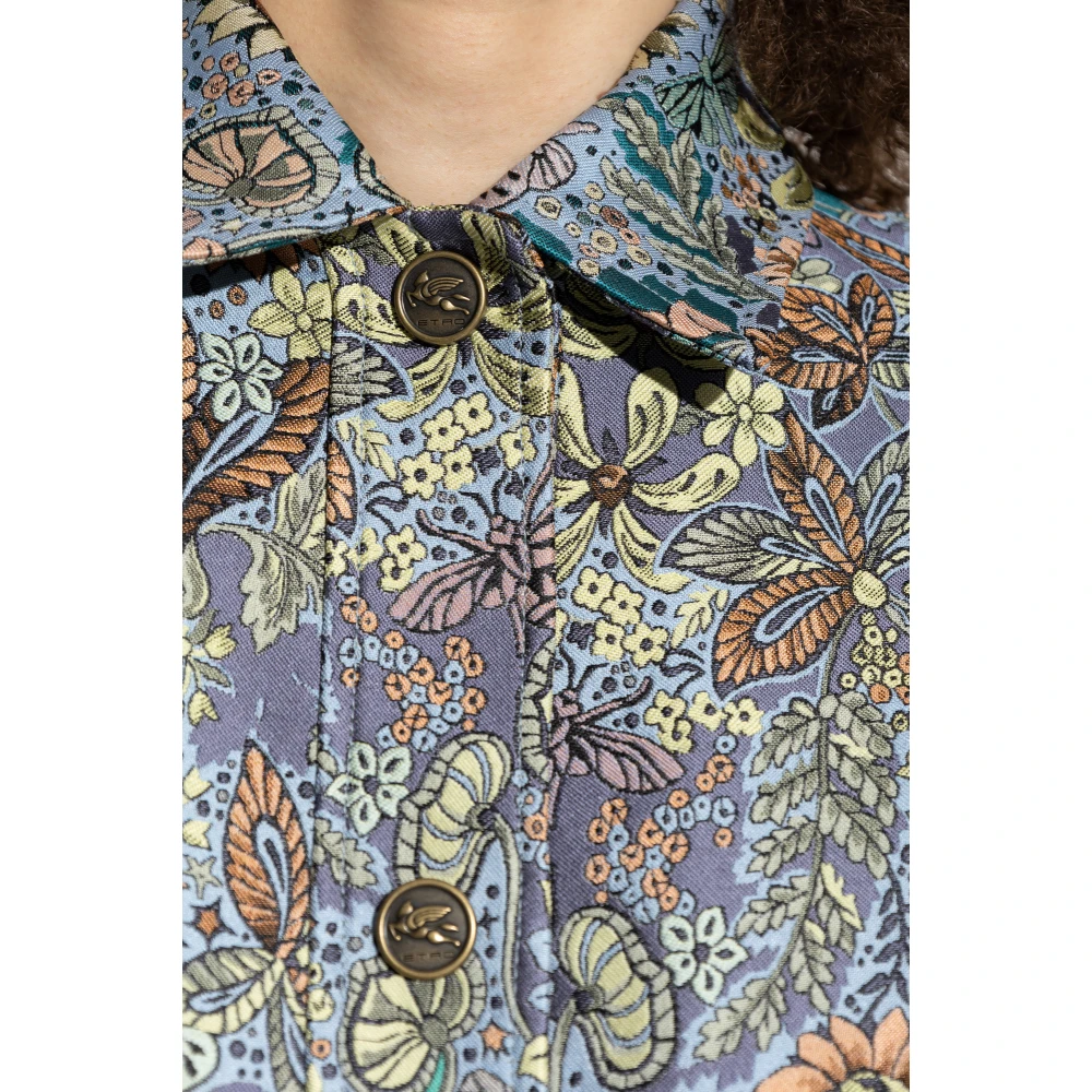 ETRO Gestreepte jas Multicolor Dames