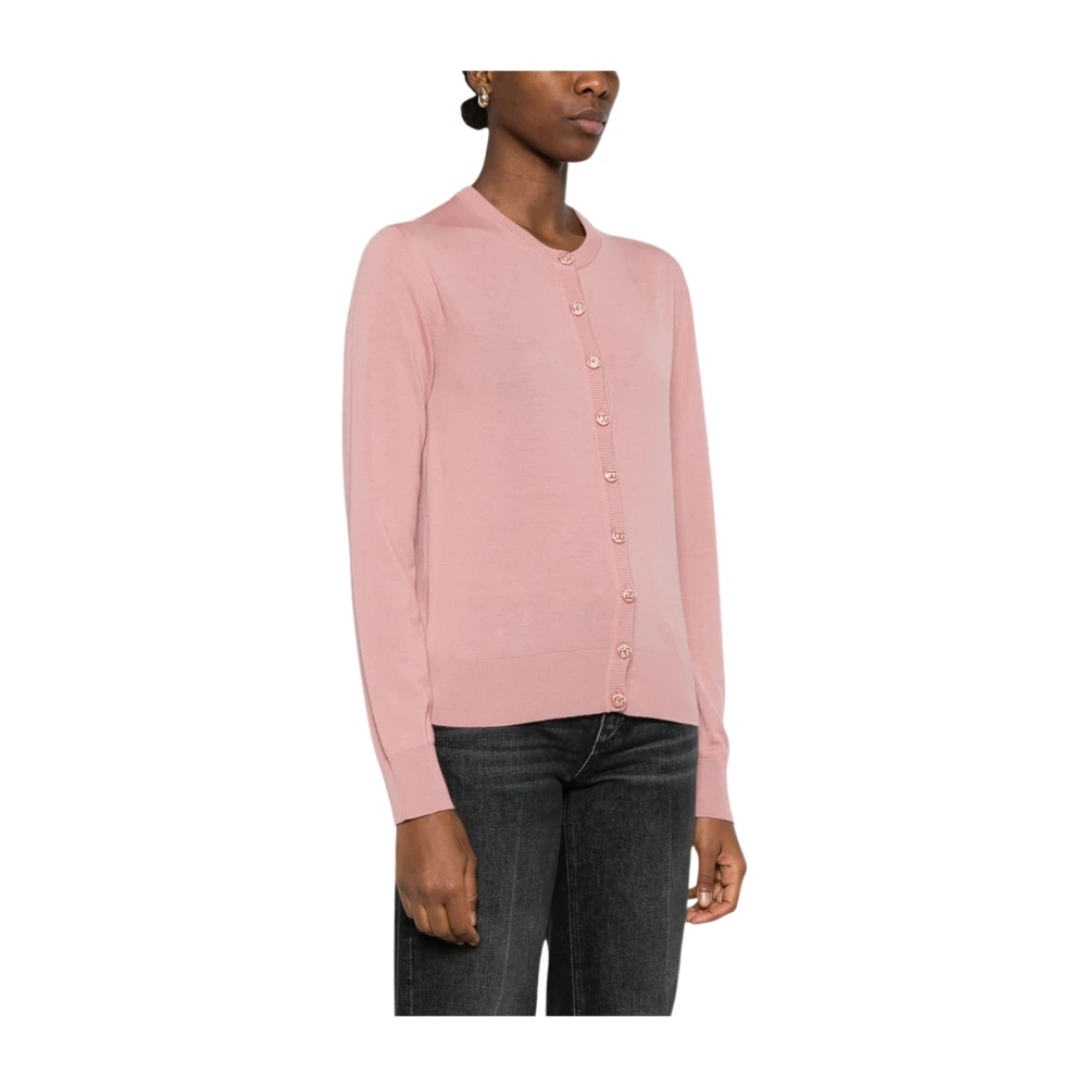 Dolce & Gabbana Zachte Gebreide Vest in Mink Pink Dames