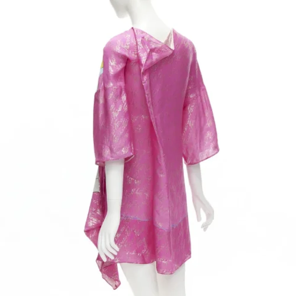 Fendi Vintage Pre-owned Silk dresses Multicolor Dames