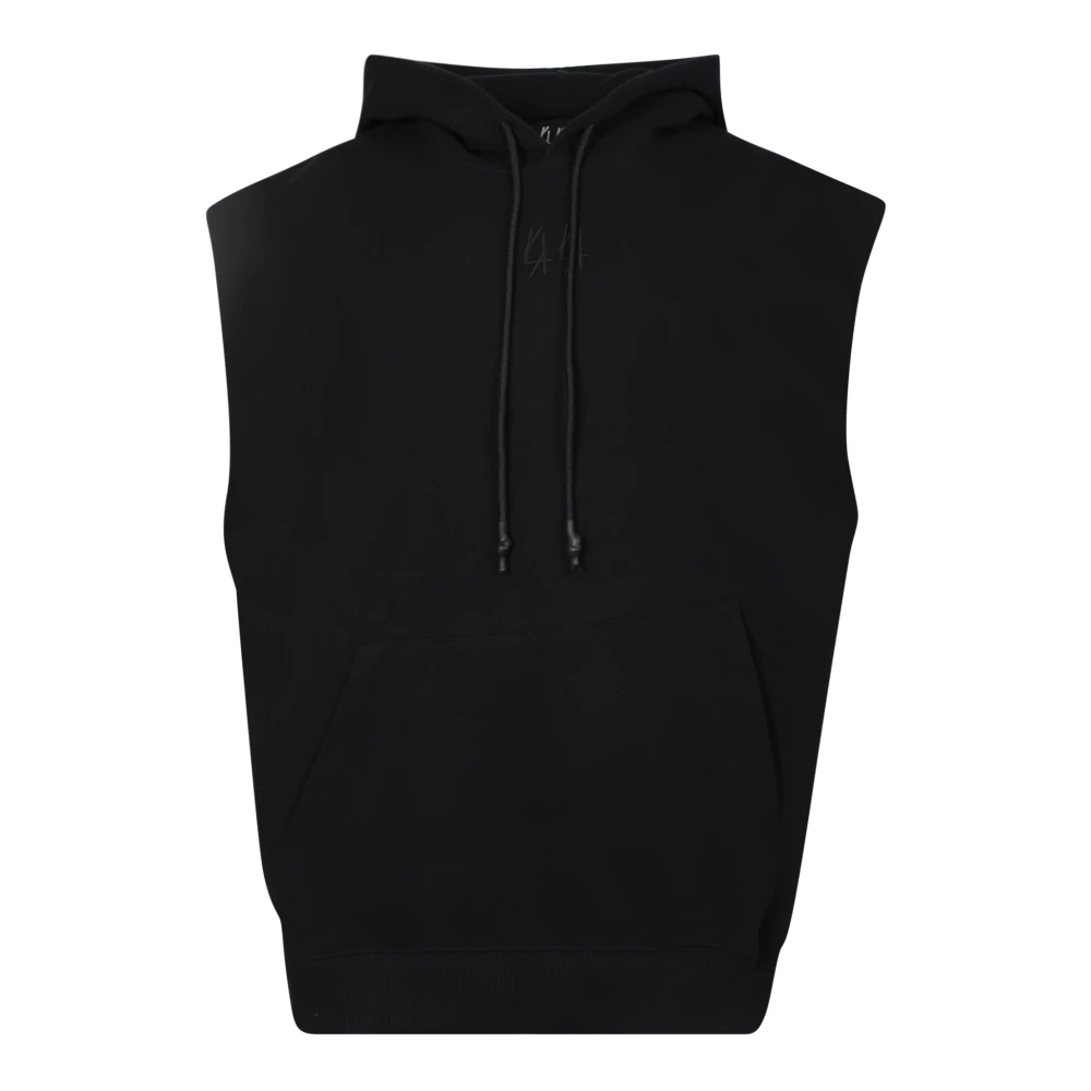 44 Label Group Gewatteerde Vest met Capuchon Black Heren