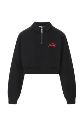 sweat-shirt-court-noir-avec-broderie-3d
