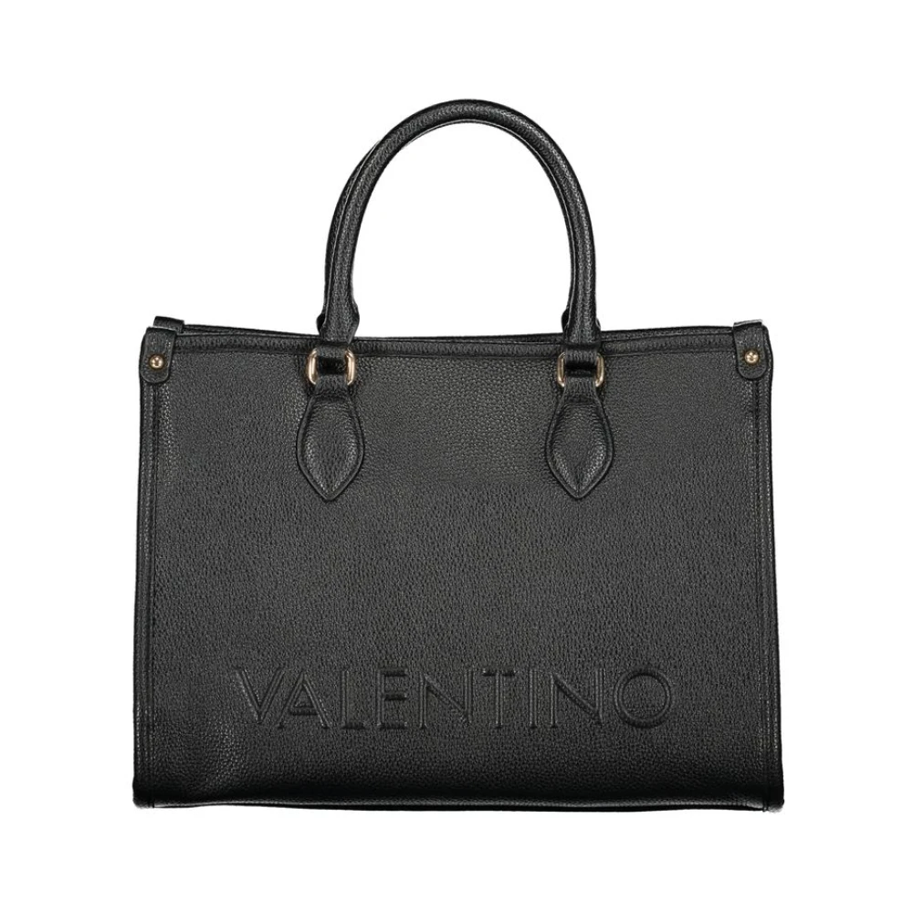 Valentino By Mario Valentino Women's Black Polyethylene Handbag With Shoulder Strap