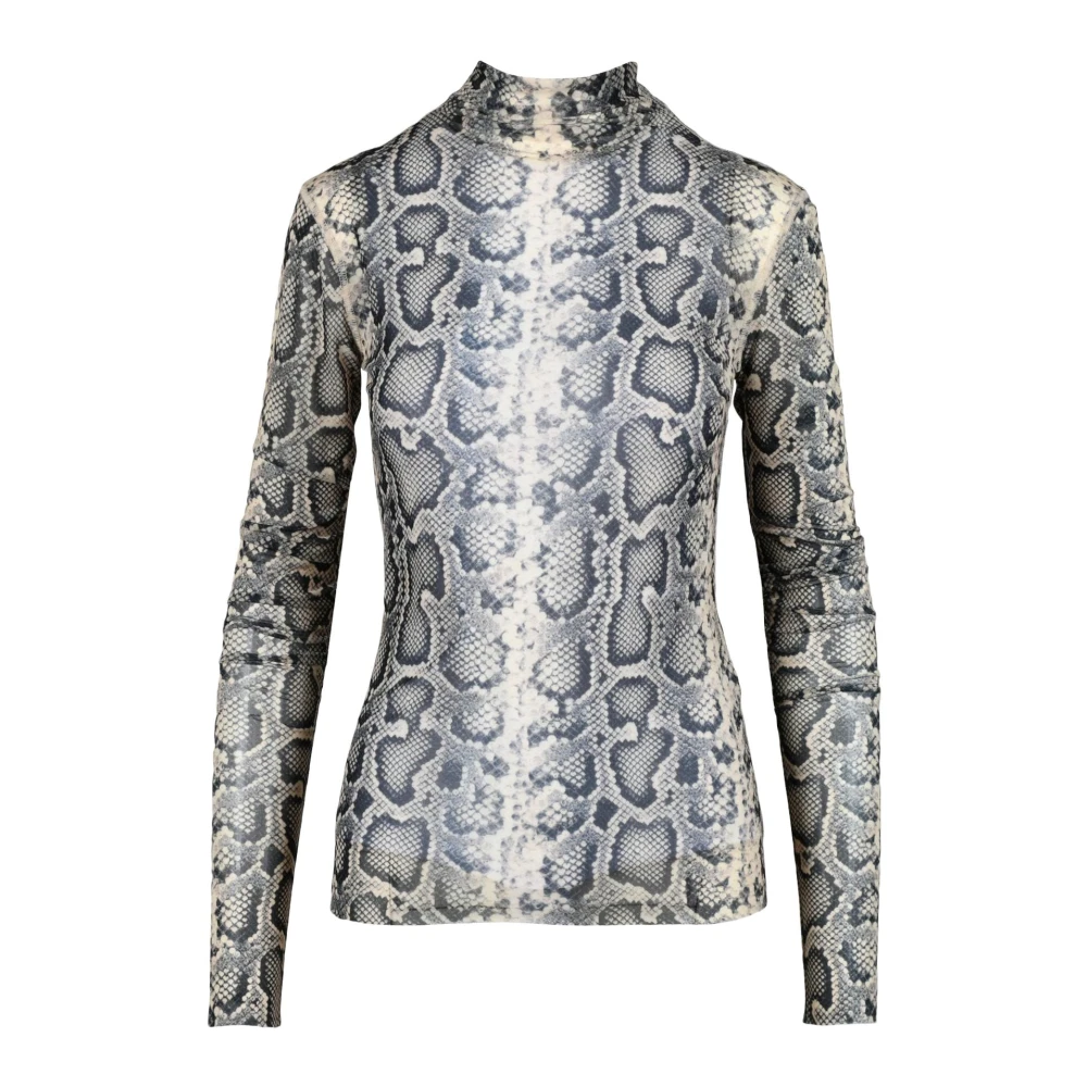 SPORTMAX Elegante Blouse met Stretchstof Gray Dames
