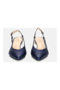 chaussures-bleues-a-talon-bobine-en-cuir