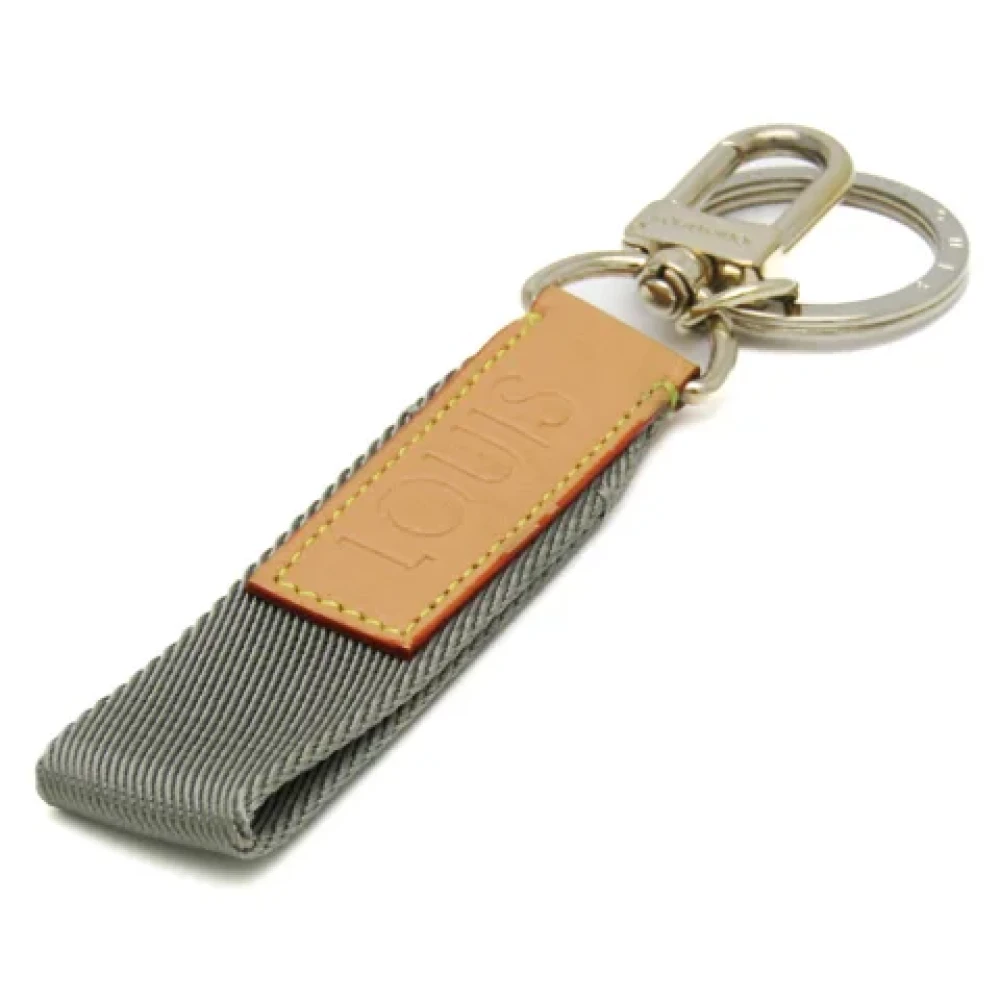 Louis Vuitton Vintage Pre-owned Leather key-holders Gray Dames