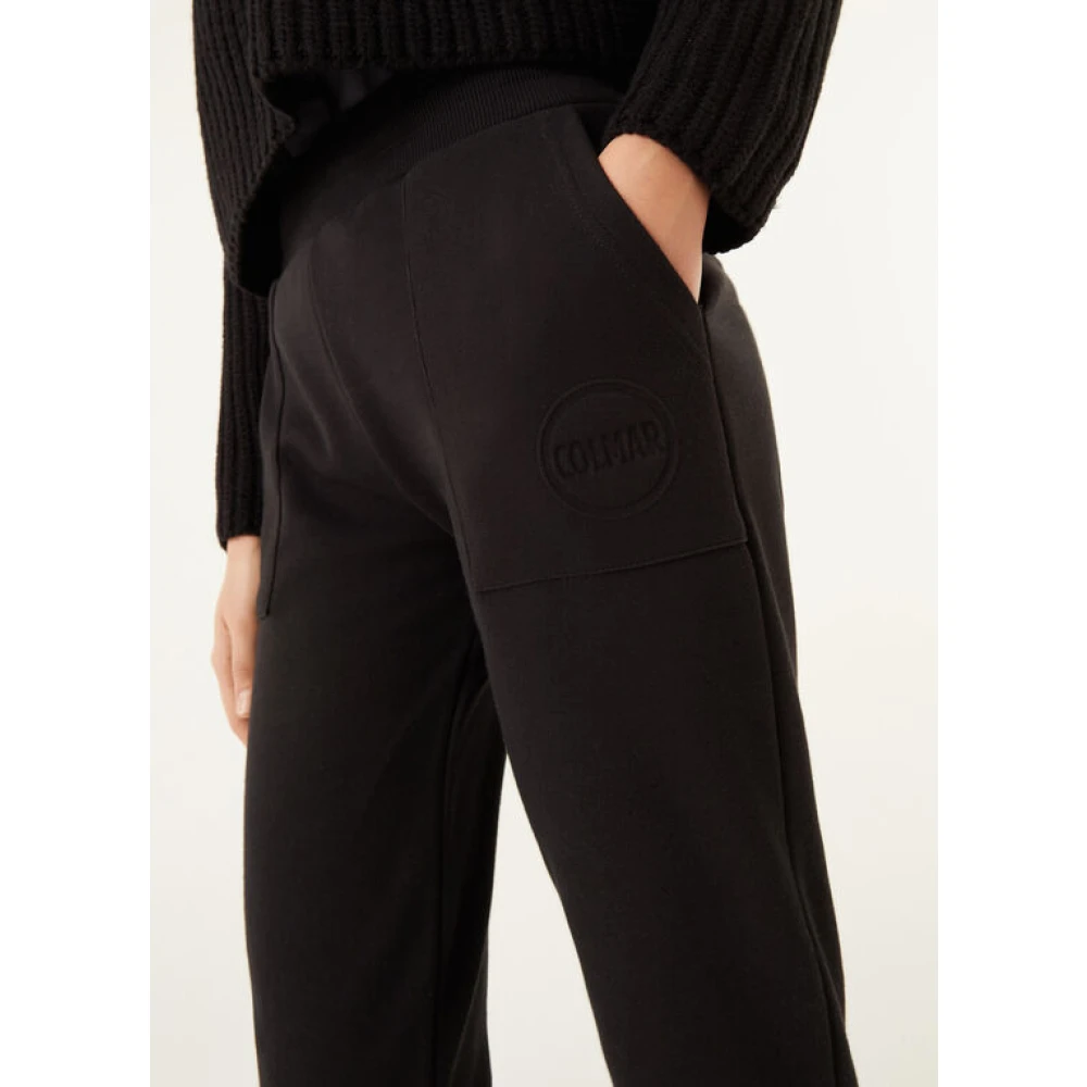 Colmar Zwarte biologische katoenen slim fit broek Black Dames