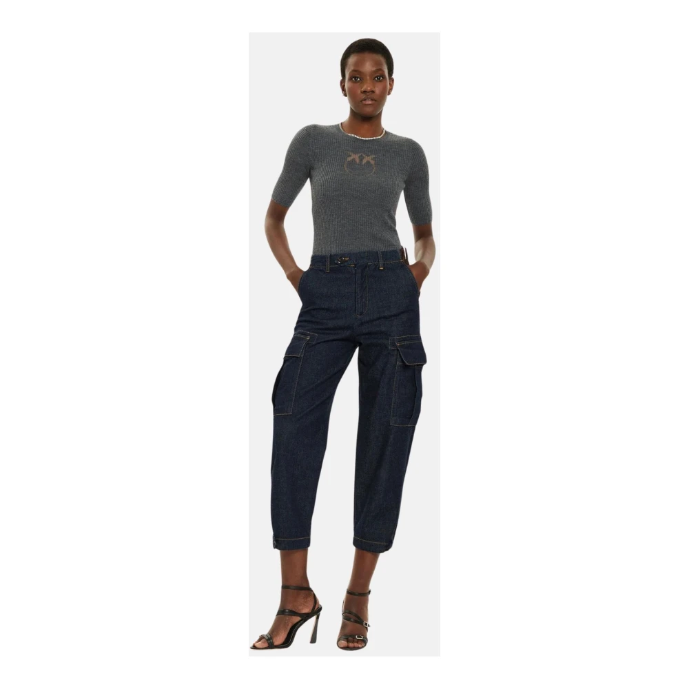 pinko Stijlvolle Gebreide Collectie Gray Dames