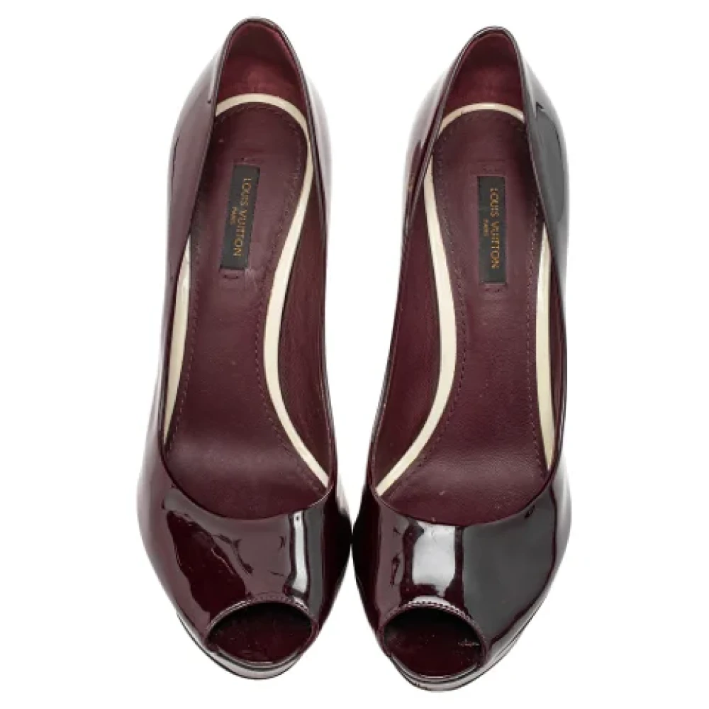 LOUIS VUITTON Dames Pumps/Peeptoes Leer in Bruin