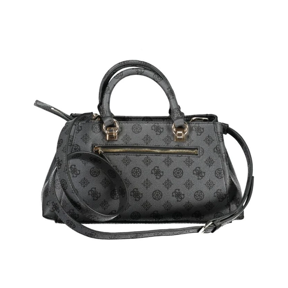 Guess Grijze Polyethyleen Handtas met Verstelbare Schouderband Gray Dames