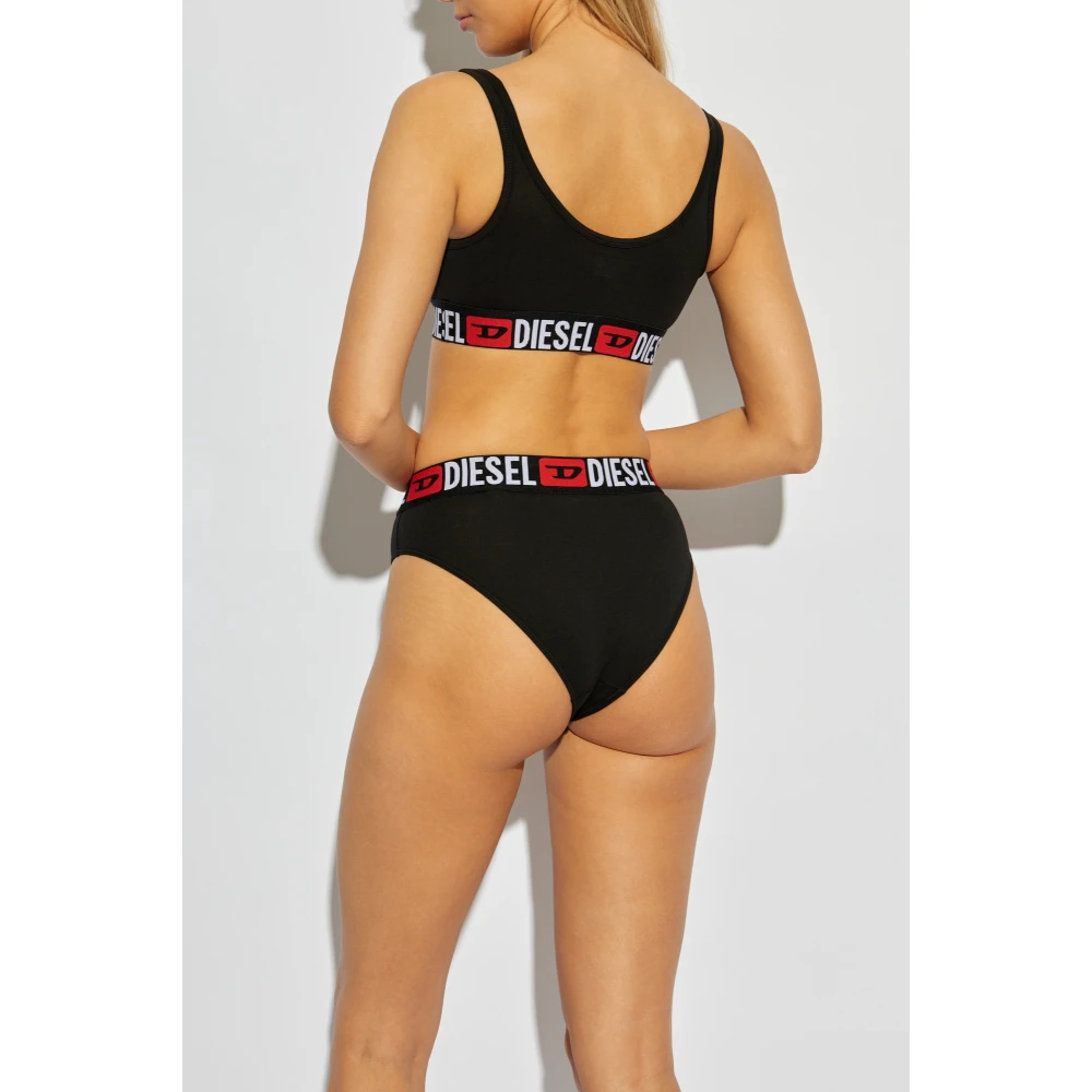 Diesel Driepak van slips Black Dames