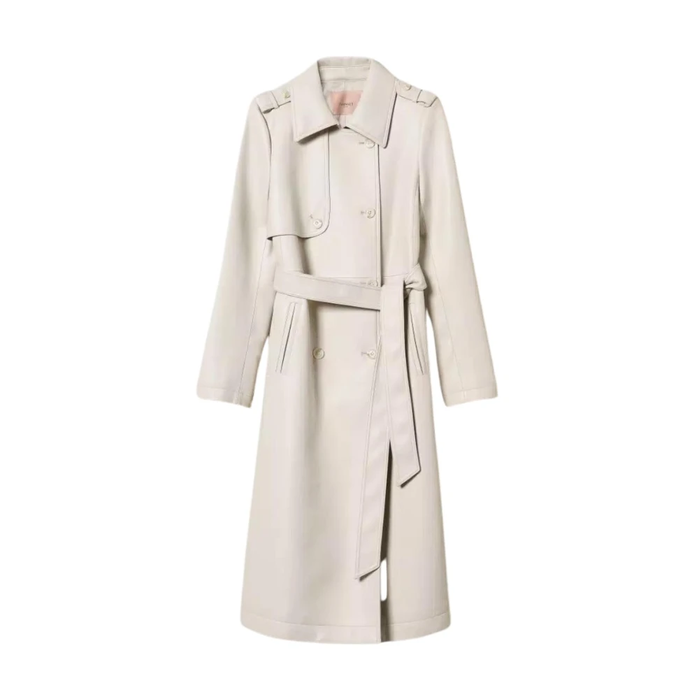 Twinset Chic Trench Coat Beige Dames