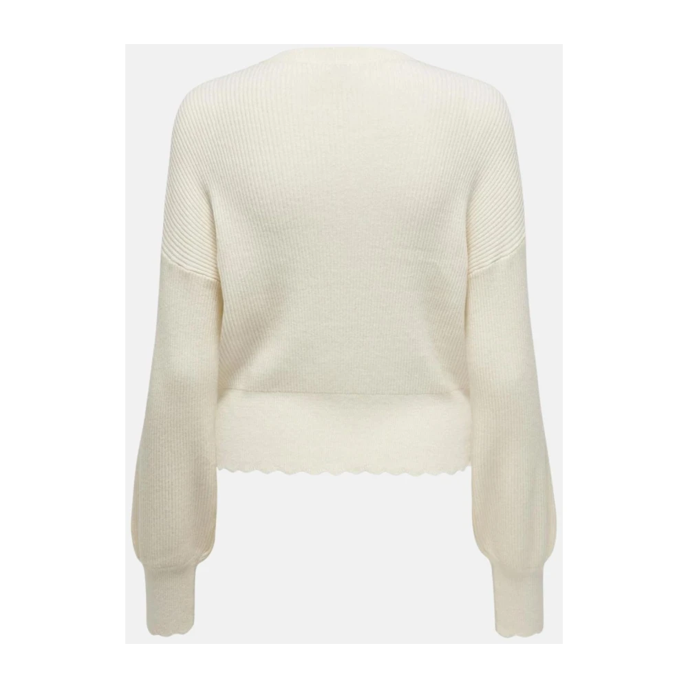 Only Stijlvolle Trui voor Mannen Beige Dames