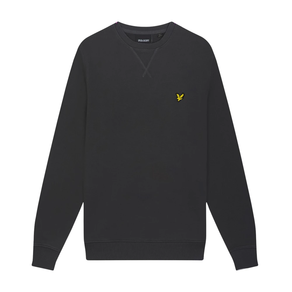 Lyle and Scott Cotton Crew Neck Sweatshirt en Gunmetal, Herren Größe Extra Large - Bild 5