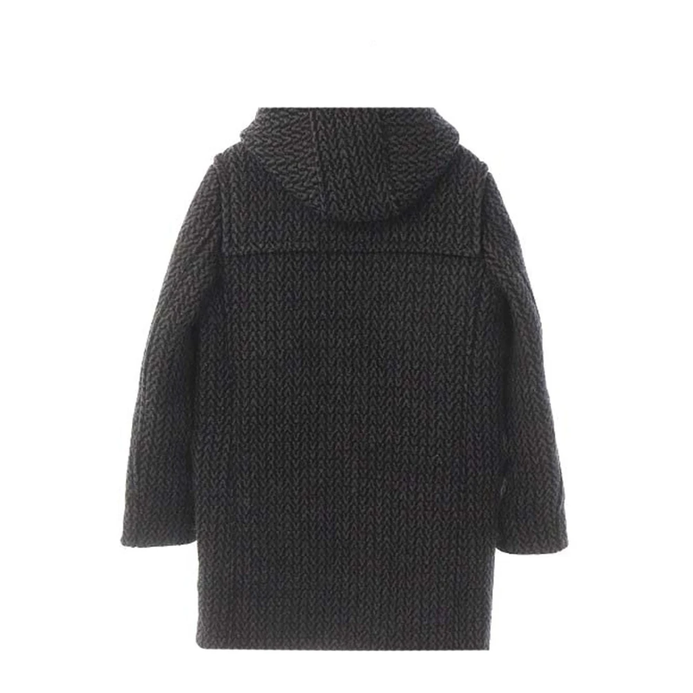 Valentino Wollen jas met Vlogo-detail Gray Heren